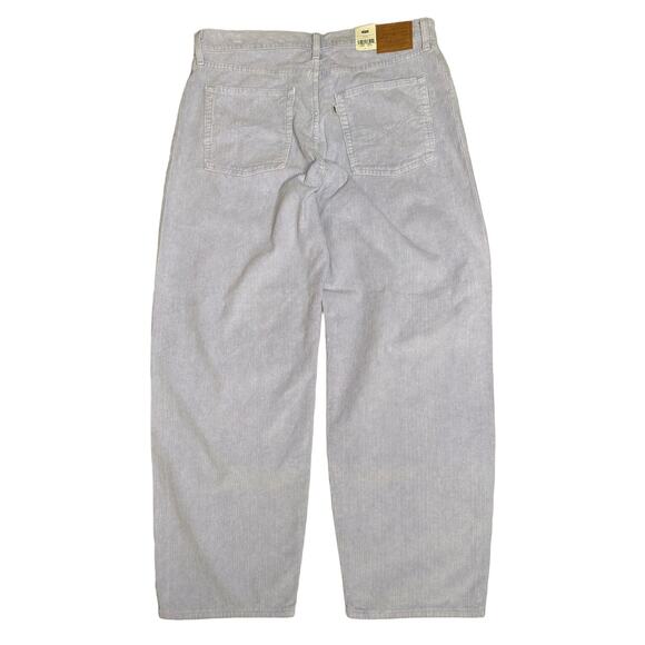 Levis Fresh Retro 70s Inspired Corduroy Baggy Dad Lilac Purple Womens Jeans 33 - Picture 8 of 14